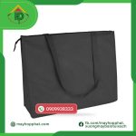 Túi dây kéo không dệt đen