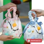 Túi vải dây rút dễ thương
