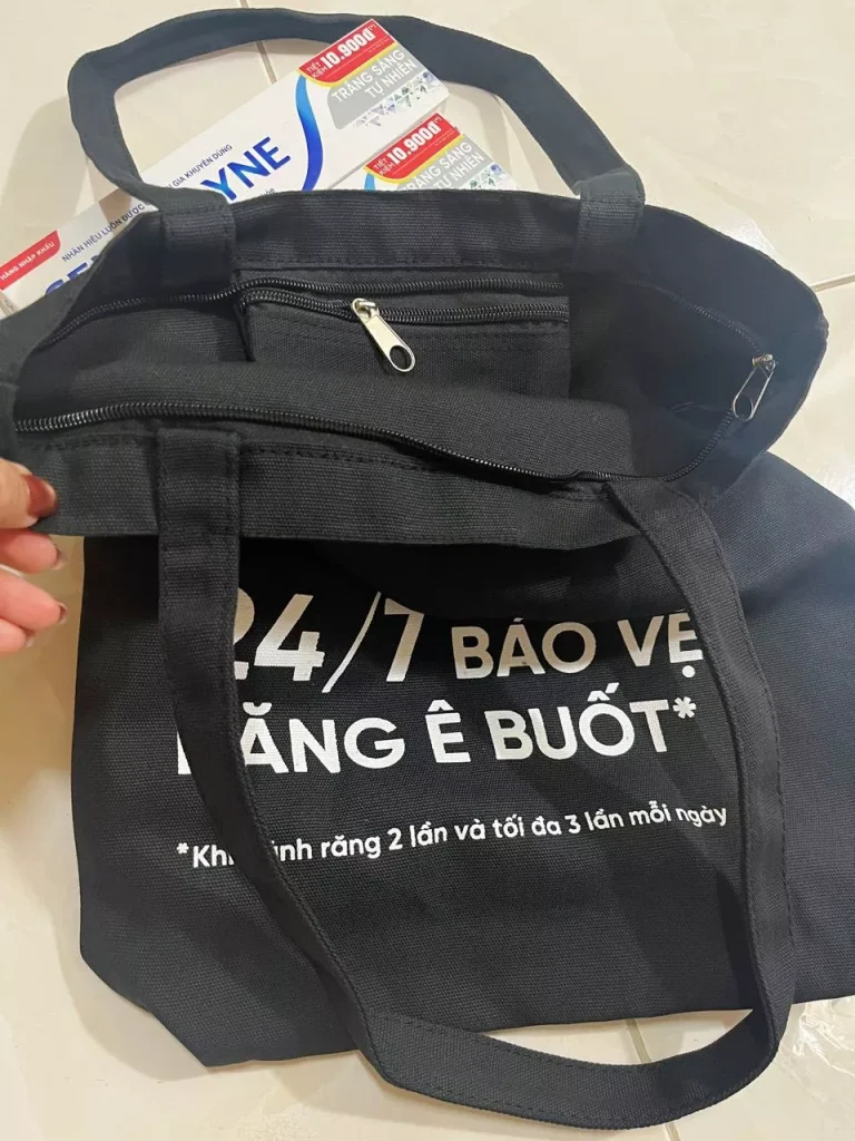 Túi Không Dệt Có Dây Kéo