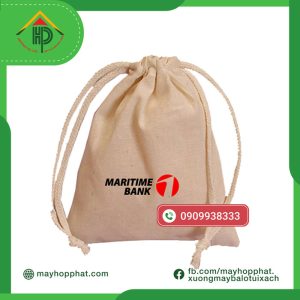 Túi vải dây rút Maritime bank