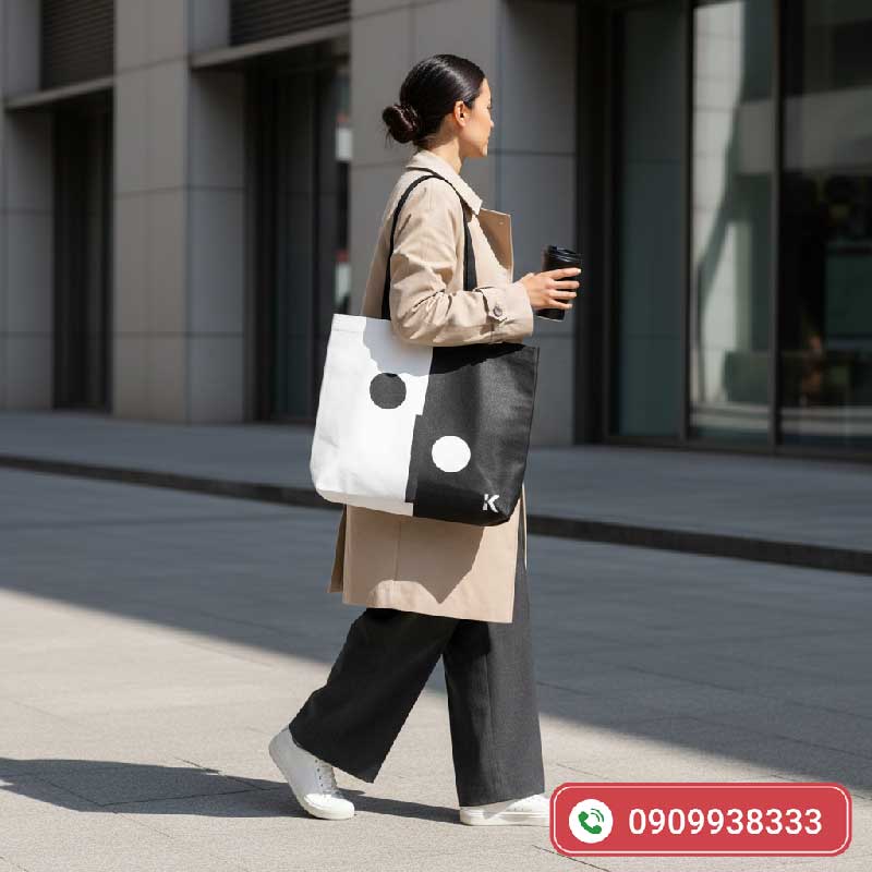 T&uacute;i Vải Kh&ocirc;ng Dệt Phong C&aacute;ch Minimalism