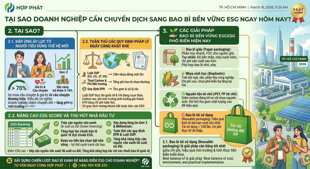 🌿 Bao Bì Bền Vững ESG: Chìa Khóa Vàng Cho Sự Phát Triển Bền Vững Của Doanh Nghiệp 🌿 Bao Bì Bền Vững ESG: Chìa Khóa Vàng Cho Sự Phát Triển Bền Vững Của Doanh Nghiệp
