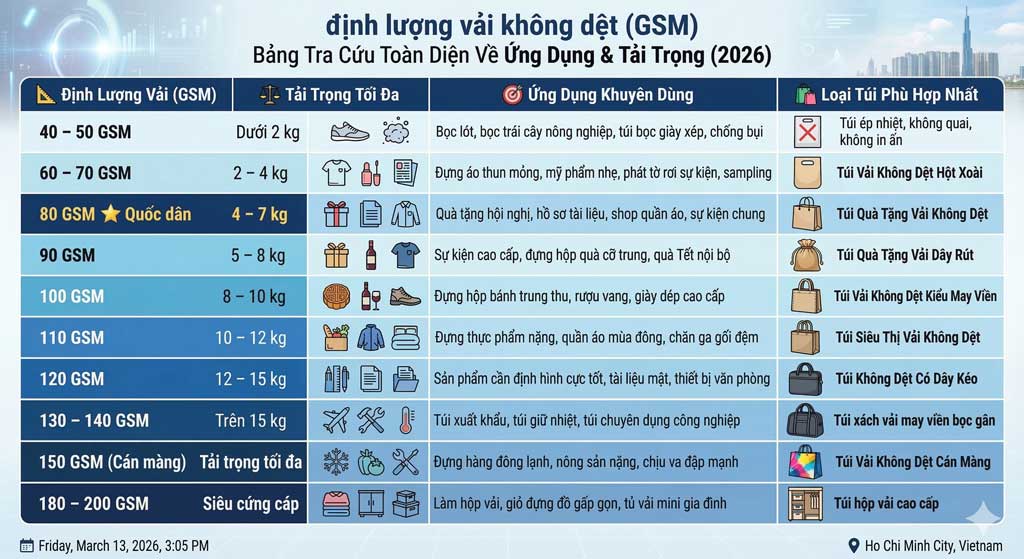 Định Lượng Vải Không Dệt