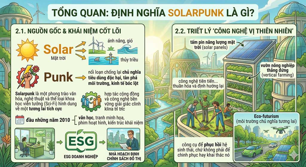 🌿 Solarpunk Là Gì? 🌿 Solarpunk Là Gì?