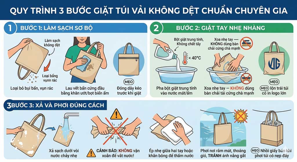 Hướng Dẫn Vệ Sinh Và Bảo Quản Túi Vải Không Dệt Đúng Cách: Bí Quyết Tăng Tuổi Thọ Sản Phẩm Hướng Dẫn Vệ Sinh Và Bảo Quản Túi Vải Không Dệt Đúng Cách: Bí Quyết Tăng Tuổi Thọ Sản Phẩm