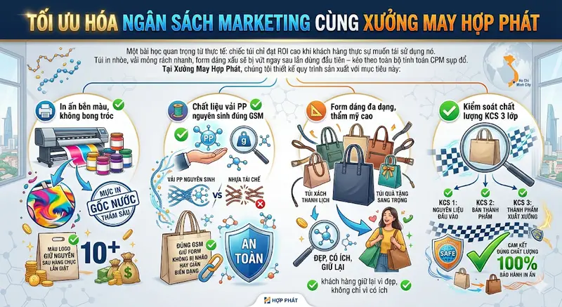 📊 CPM Của Túi Vải Không Dệt: Tại Sao ROI Cao Hơn Quảng Cáo Số? 📊 CPM Của Túi Vải Không Dệt: Tại Sao ROI Cao Hơn Quảng Cáo Số?