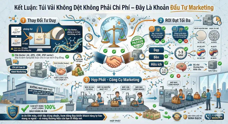 📊 CPM Của Túi Vải Không Dệt: Tại Sao ROI Cao Hơn Quảng Cáo Số?