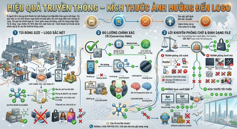 📏 Kích Thước Chuẩn Túi Vải Không Dệt Cho Từng Ngành Hàng: Bảng Tra Cứu & Bí Quyết Đặt May 📏 Kích Thước Chuẩn Túi Vải Không Dệt Cho Từng Ngành Hàng: Bảng Tra Cứu & Bí Quyết Đặt May