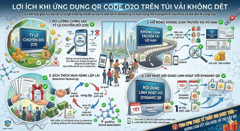 📱 Ứng Dụng Mã QR Và Công Nghệ O2O Trên Túi Vải Không Dệt: Giải Pháp Marketing Đột Phá 📱 Ứng Dụng Mã QR Và Công Nghệ O2O Trên Túi Vải Không Dệt: Giải Pháp Marketing Đột Phá