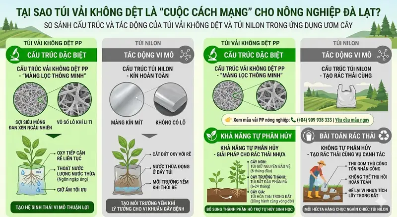 🌱 Ứng Dụng Túi Vải Không Dệt Trong Nông Nghiệp 🌱 Ứng Dụng Túi Vải Không Dệt Trong Nông Nghiệp