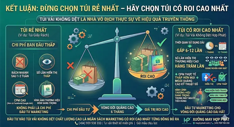 Vòng Đời Quảng Cáo Túi Vải Không Dệt
