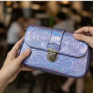 Túi Xách Hologram Họa Tiết Cổ Điển