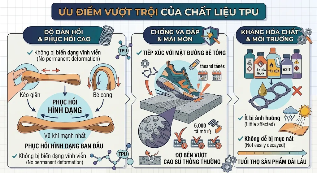 Chất liệu TPU Chất liệu TPU