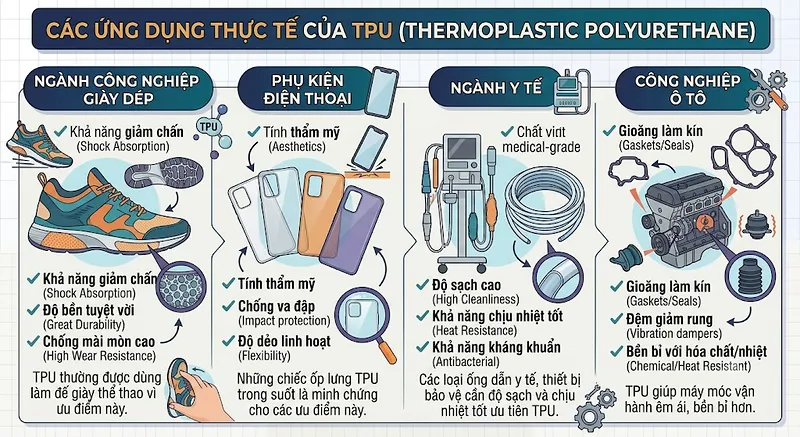 Chất liệu TPU Chất liệu TPU