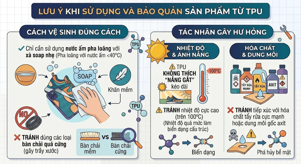 Chất liệu TPU Chất liệu TPU