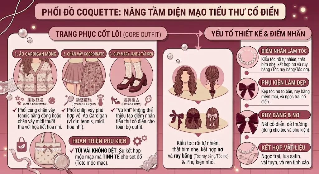 Coquette Aesthetic là gì? Hướng dẫn phối đồ lãng mạn hóa chuẩn Gen Z - Coquette Aesthetic Coquette Aesthetic là gì? Hướng dẫn phối đồ lãng mạn hóa chuẩn Gen Z - Coquette Aesthetic