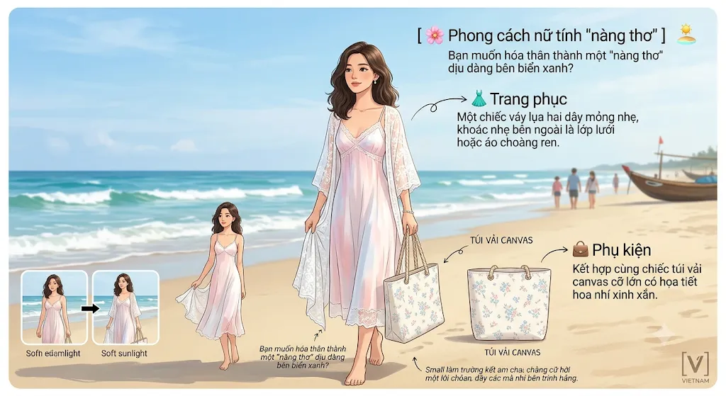 outfit đi biển "sống ảo"