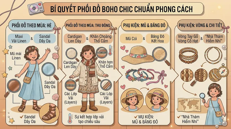 Boho Chic: Xu hướng thời trang tự do và phong cách cho bé yêu - Boho Chic Boho Chic: Xu hướng thời trang tự do và phong cách cho bé yêu - Boho Chic