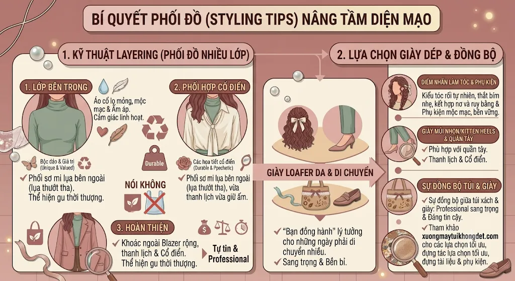 Office Chic: Bí Quyết Phối Đồ Công Sở Hiện Đại, Thanh Lịch Office Chic: Bí Quyết Phối Đồ Công Sở Hiện Đại, Thanh Lịch