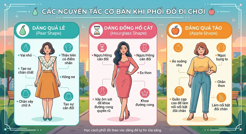 Bí Quyết Phối Đồ Đi Chơi, Dạo Phố Hàng Ngày Trẻ Trung & Sành Điệu Bí Quyết Phối Đồ Đi Chơi, Dạo Phố Hàng Ngày Trẻ Trung & Sành Điệu