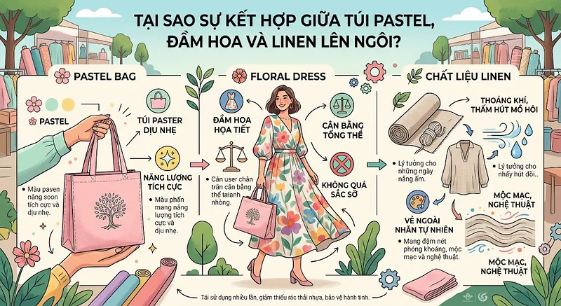 phối túi màu Pastel phối túi màu Pastel