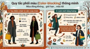 phối túi vải không dệt cùng đồ Mùa Đông