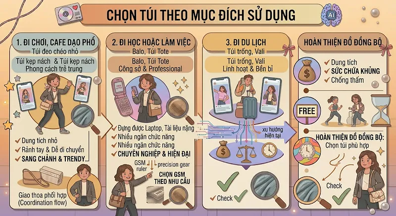 Phối đồ phong cách Boho/Bohemian: Sự kết hợp ngẫu hứng giữa túi vải không dệt & trang phục tự do Phối đồ phong cách Boho/Bohemian: Sự kết hợp ngẫu hứng giữa túi vải không dệt & trang phục tự do