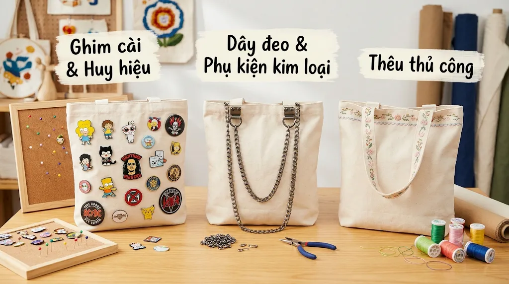 Túi vải không dệt dáng Tote & Phong cách Y2K/Streetwear: Bản phối cá tính - túi vải không dệt dáng Tote Túi vải không dệt dáng Tote & Phong cách Y2K/Streetwear: Bản phối cá tính - túi vải không dệt dáng Tote