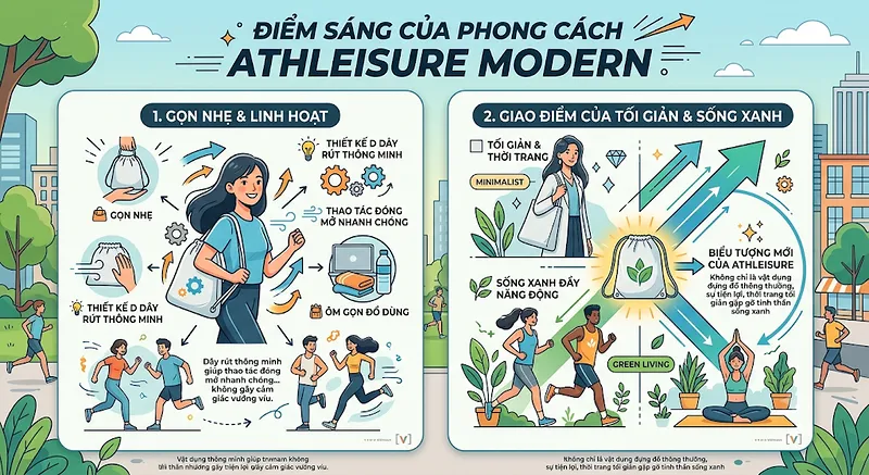 Túi vải không dệt dây rút (Drawstring Bag) - Phụ kiện hoàn hảo cho outfit thể thao & Athleisure Túi vải không dệt dây rút (Drawstring Bag) - Phụ kiện hoàn hảo cho outfit thể thao & Athleisure