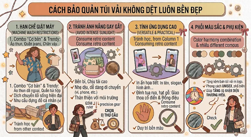 túi vải không dệt nam túi vải không dệt nam